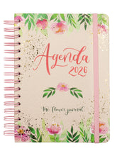 AGENDA ANUAL 2026 CATALAN THE FLOWER JOURNAL E10 DP ROSA | FINOCAM